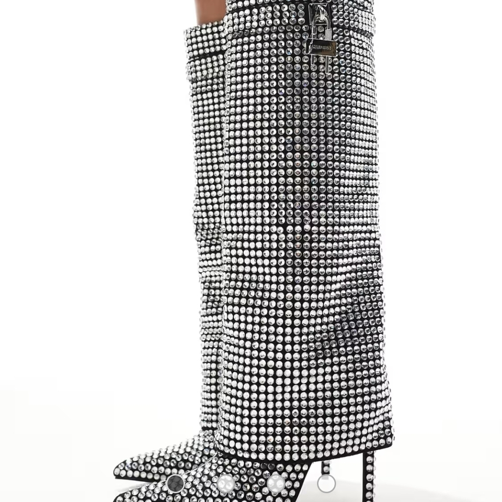 New Azalea Wang Hemlock Lux Boots  - Size 11 AMAZING